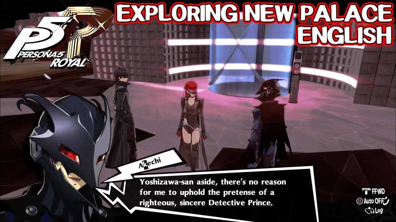 Akechi and Kasumi go to new palace - Persona 5 Royal