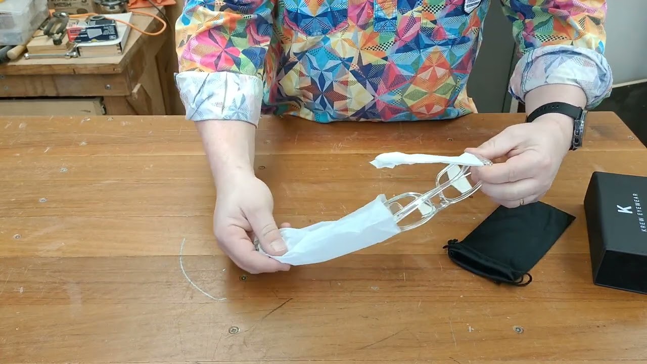 Tool in Focus - Krew Eyewear Vanders clear - part 1 #woodwork #woodworker #woodworking