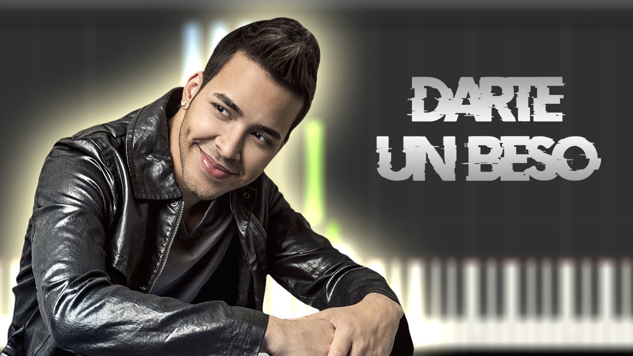 Prince Royce - Darte un Beso | Instrumental Piano Tutorial / Partitura / Karaoke / MIDI