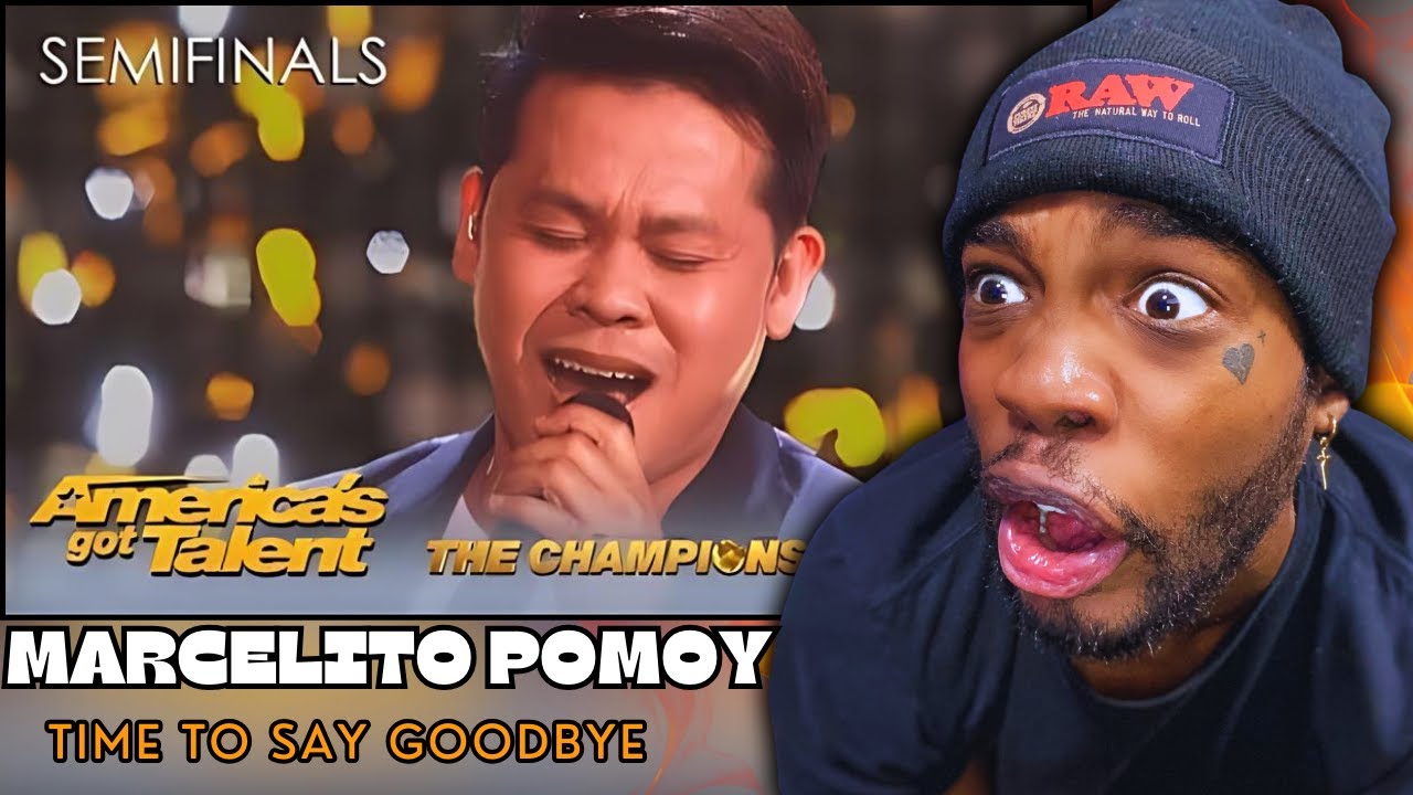 Marcelito Pomoy - Time To Say Goodbye (AGT PERFORMANCE REACTION)