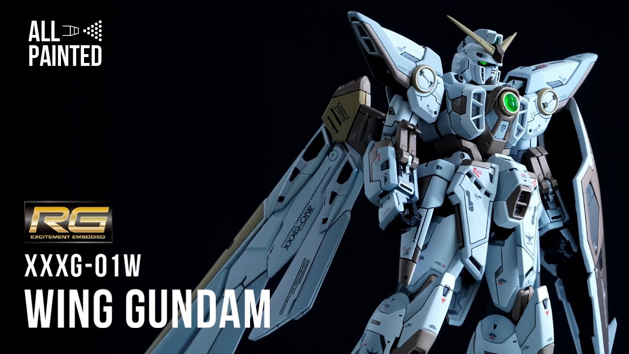 #019【ガンプラ全塗装】RG WING GUNDAM（RGウイングガンダム）