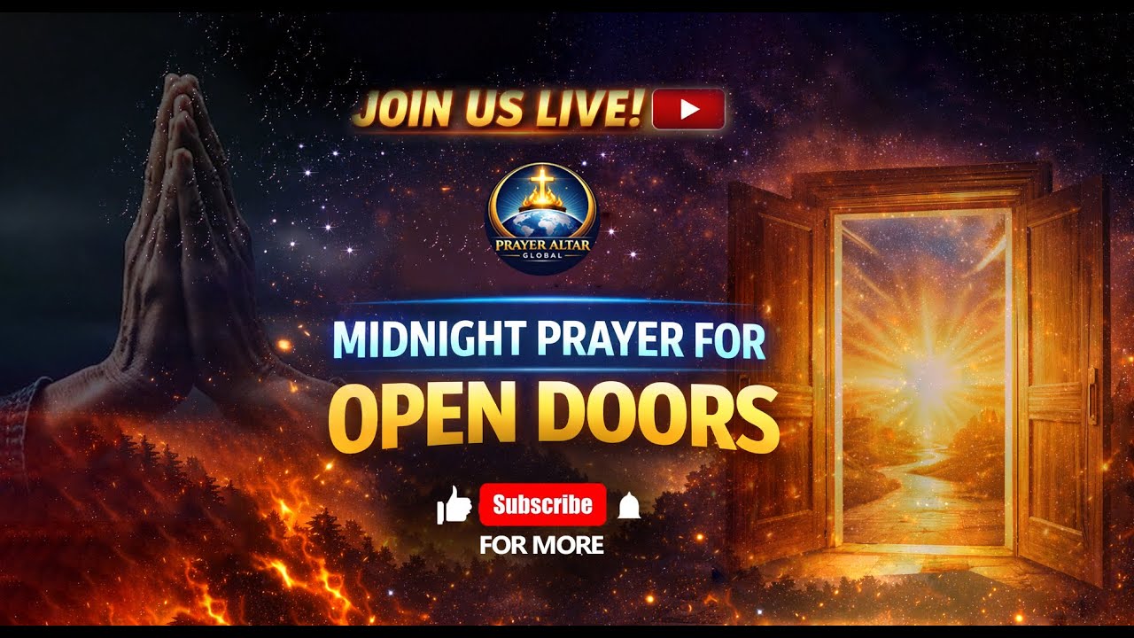 Prayer Altar Global | Midnight Prayer for Open Doors.