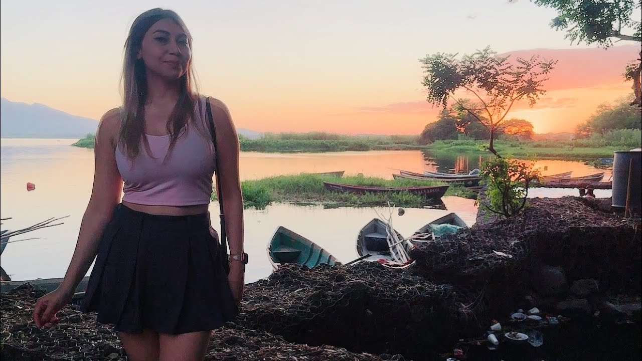 Mira que bonita está la laguna del Jocotal en Usulutan