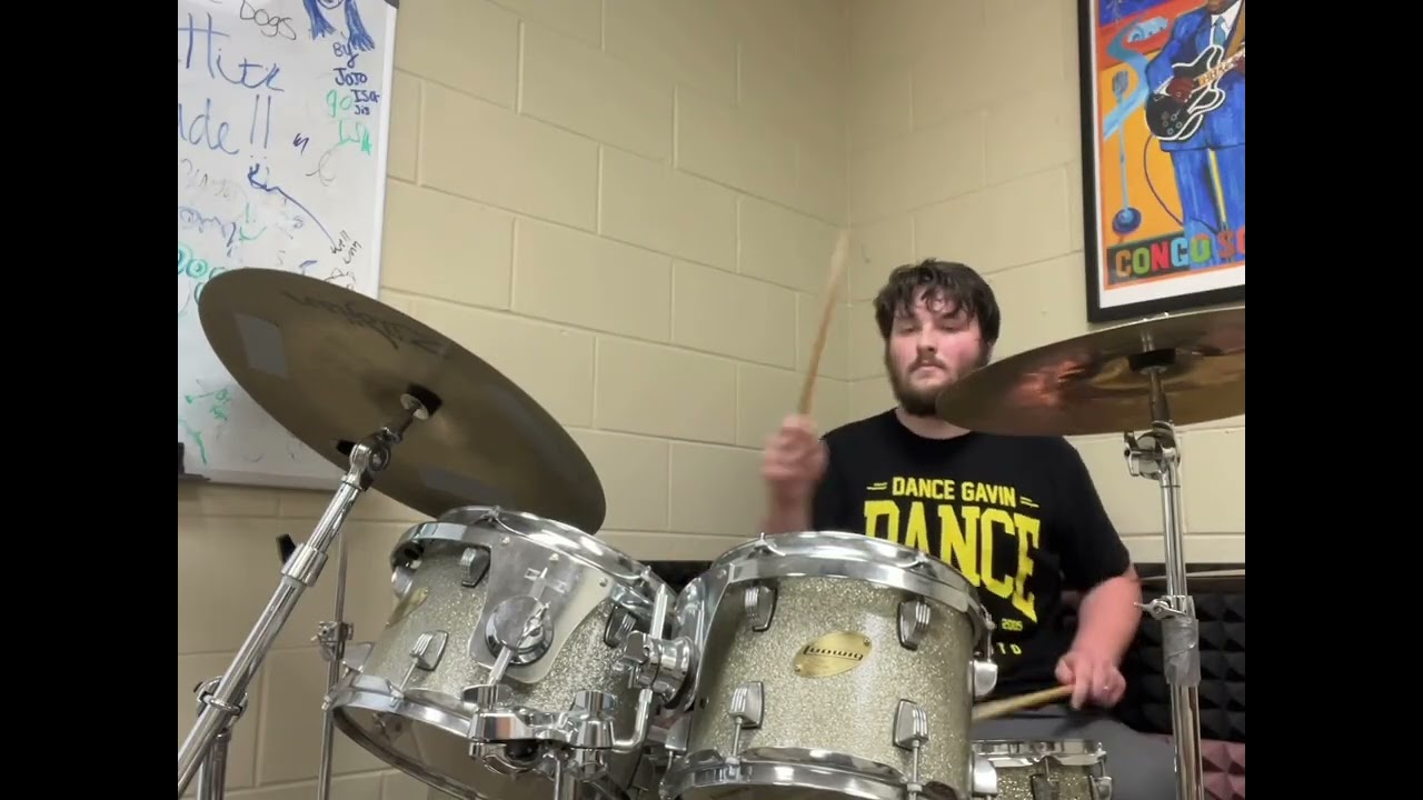Super Mario Praise Break- 8 Bit Big Band (drum cover) | Blake Fleischmann