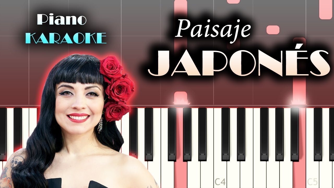 Mon Laferte - Paisaje Japonés | Piano KARAOKE / Tutorial / Cover
