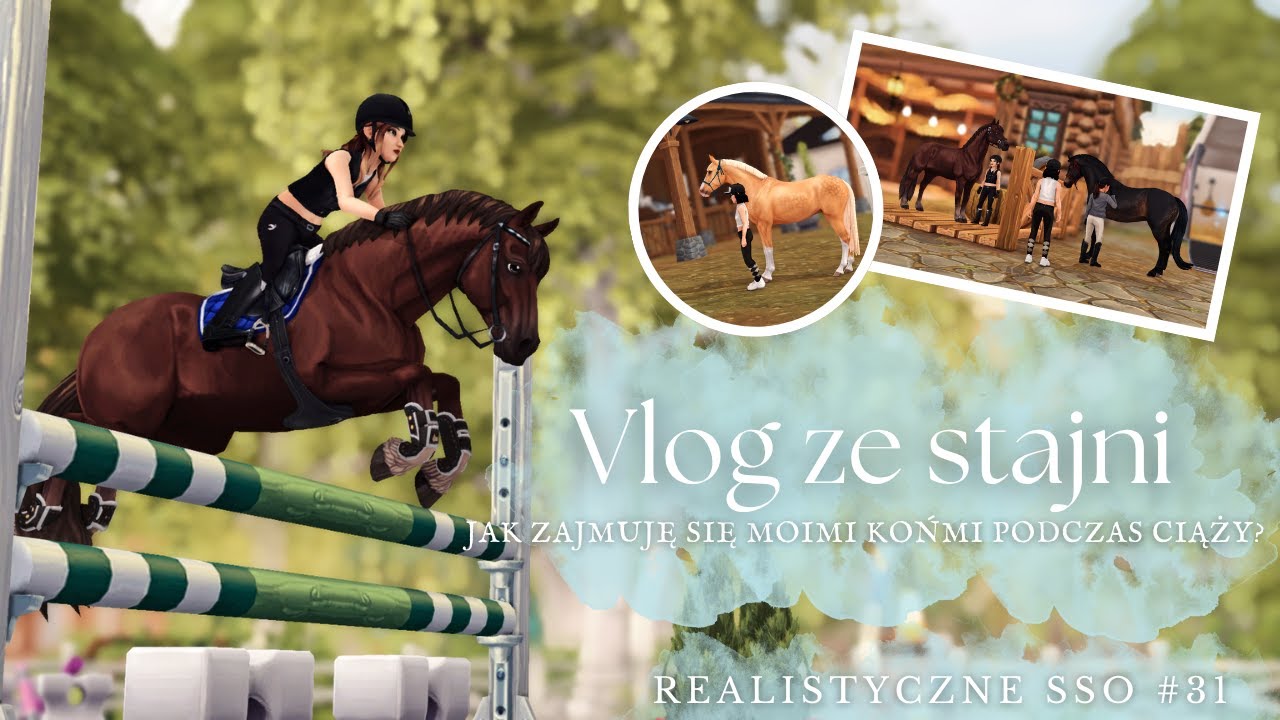 [ENG DUBB] Realistyczne [RRP] SSO #31 || Vlog ze stajni - Jak zajmuję się moimi końmi podczas ciąży?