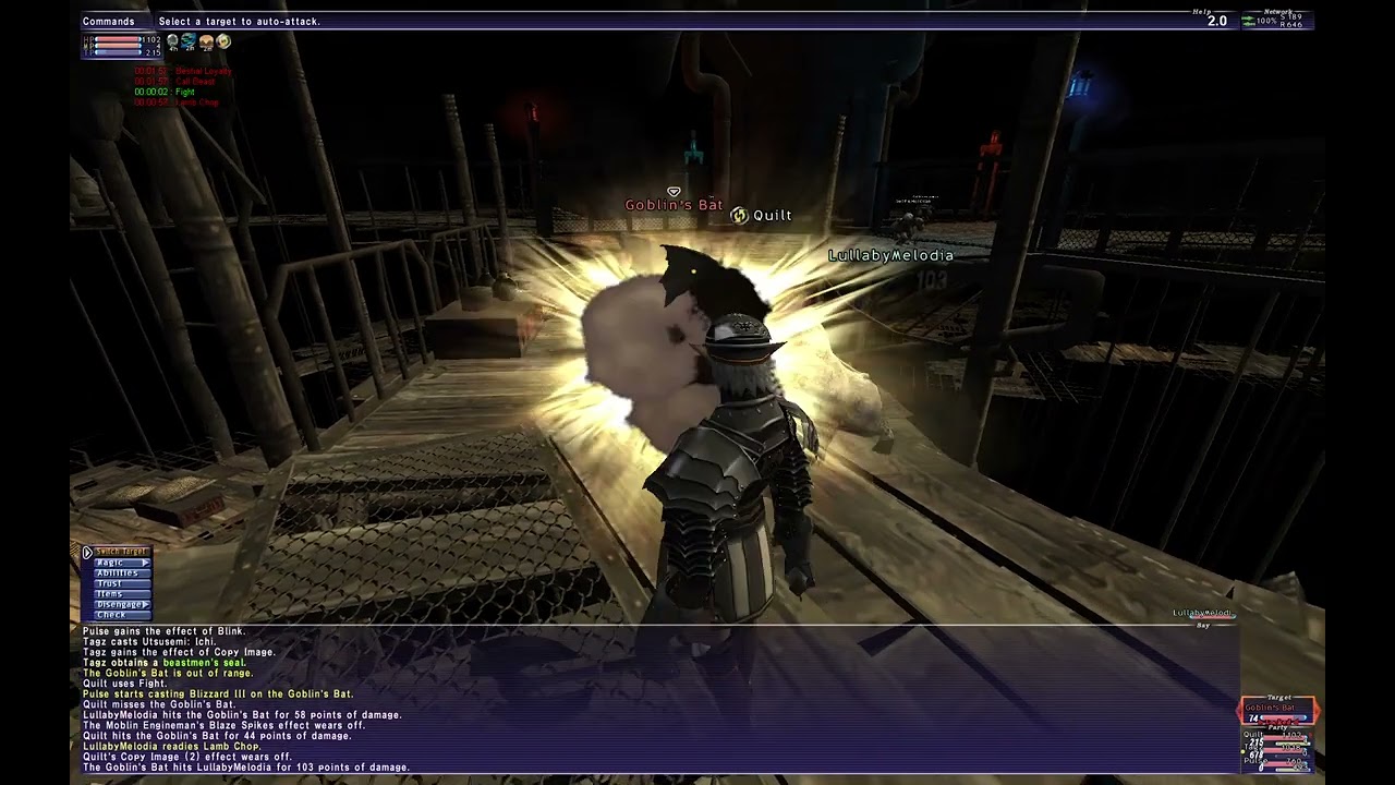HorizonXI - BST Pet Trio Exp. Party - Newton Movalpolos - FFXI Classic ASMR - No Commentary