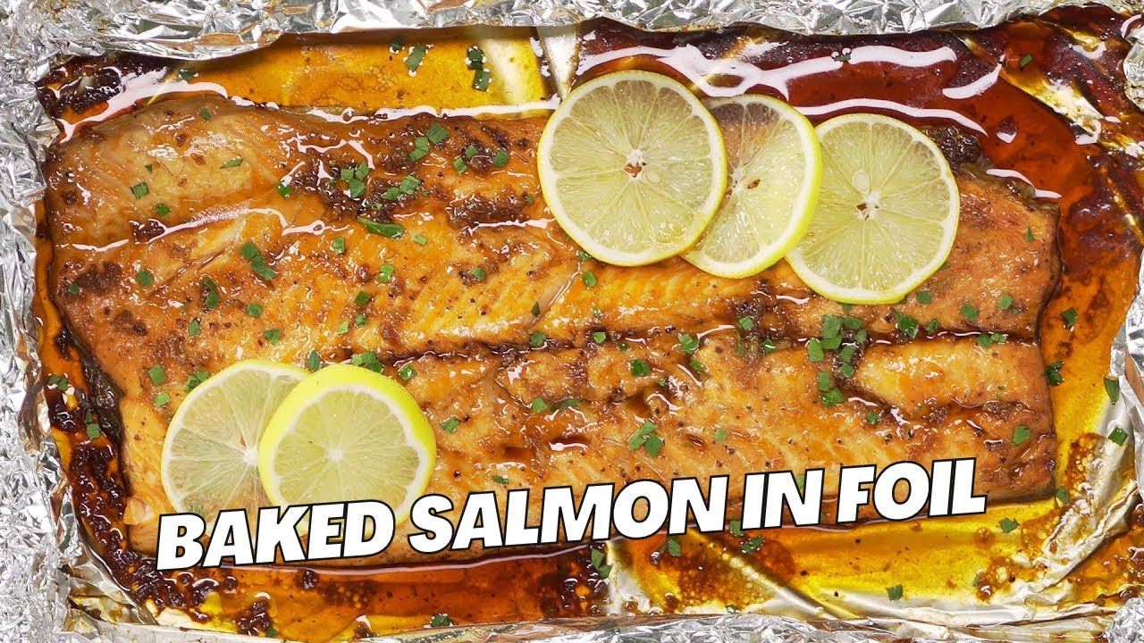 30 Minute Baked SALMON in Foil. Recipe by Always Yummy!