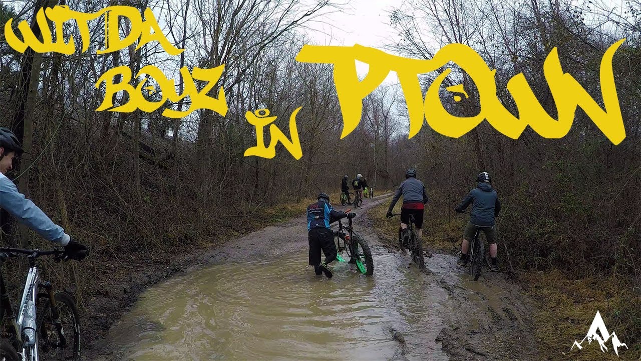 Wet & Sloppy PTown MTB Ride with the Homies