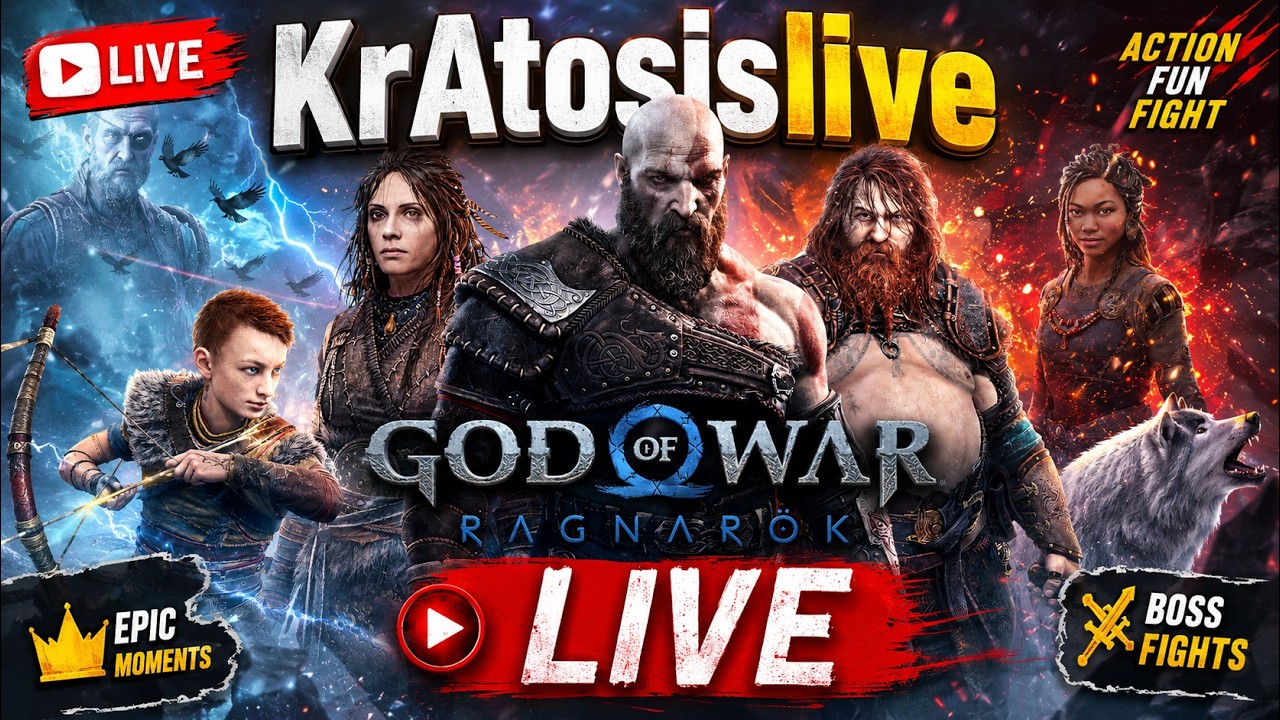 God of War Ragnarök LIVE #godofwarragnarok #kratosislive #shortsfeed #godofwar