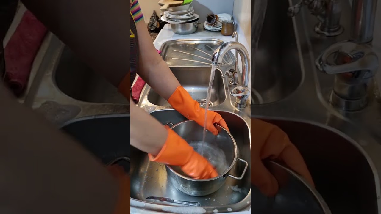 ASMR Dishwashing Satisfying | Evening Reset With Pure Water Sounds