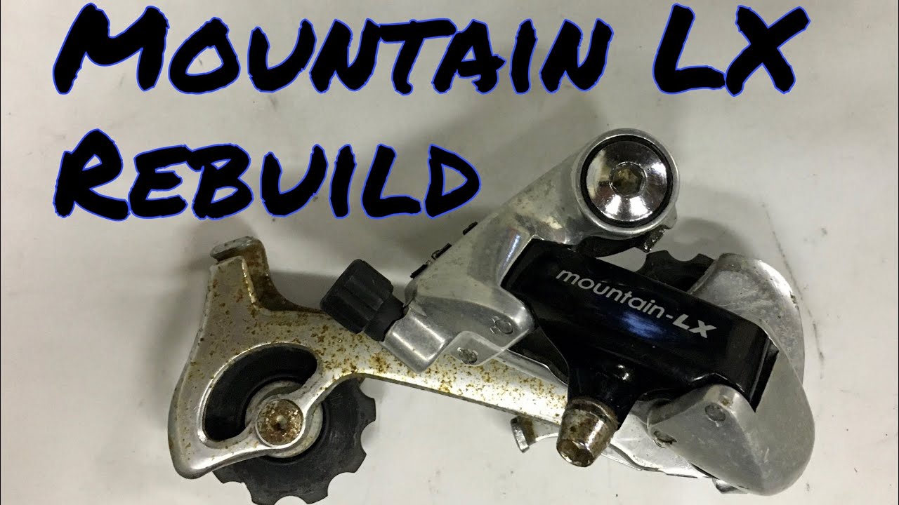 How To Rebuild a Shimano Deore LX Mountain LX M452, M550 Derailleur
