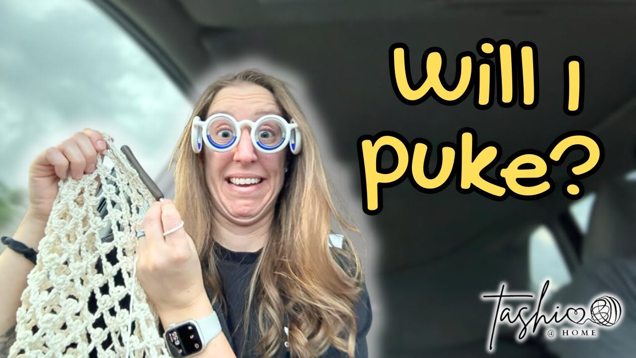 🤓 Testing MOTION SICKNESS GLASSES on a 20+ hour car trip... 🤢 Do they work? // Tashi at Home Review