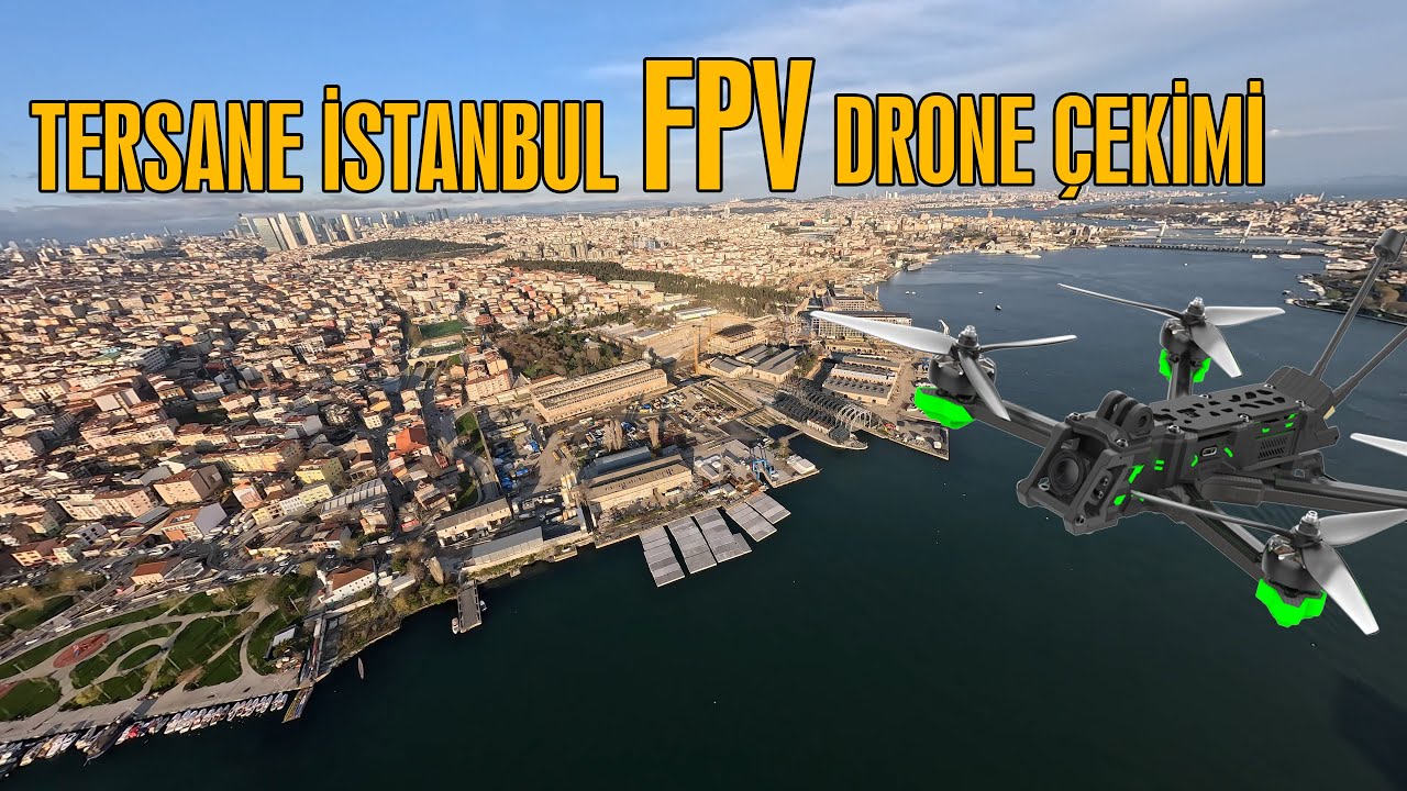 Tersane İstanbul'da FPV Drone ile İnşaat Çalışmalarını Görüntüledim.