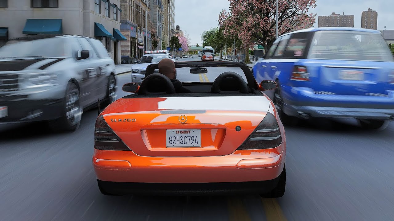 GTA 5 Ultimate Graphics Enhancement With Custom Lighting Gameplay On RTX4090 Ultra Settings 4K60FPS