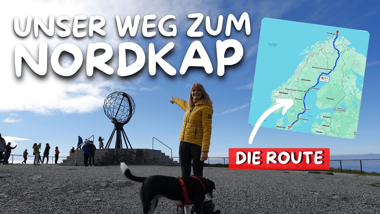 Mit WOHNMOBIL zum NORDKAP - Das war unsere Route 🌐🚐💨 Norwegen #1