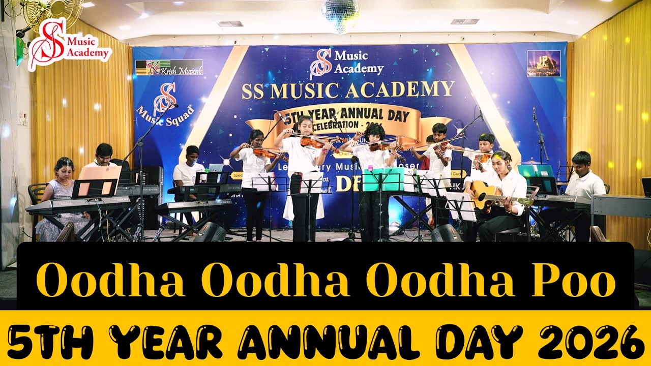 Oodha Oodha Oodha Poo | 🎹🎻🎸 | 5th Year Annual Day | SS Music Academy | 2026