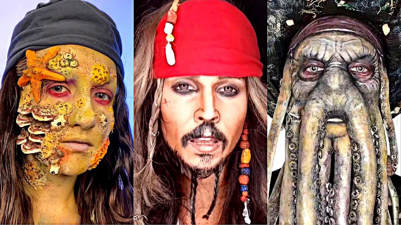 Pirates of the Caribbean Makeup Compilation | TikTok 2022