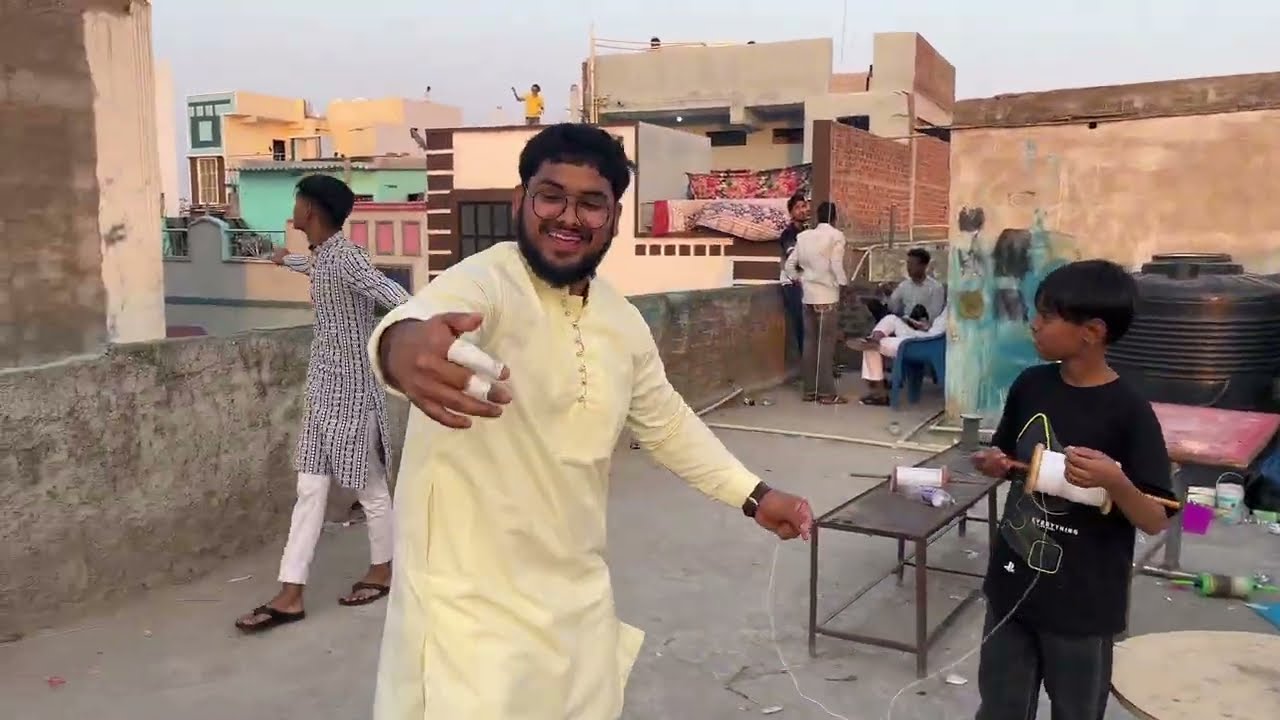 Patangbazi 🔥 face to face kite 🪁 fight  enjoy with friends 🔥🪁