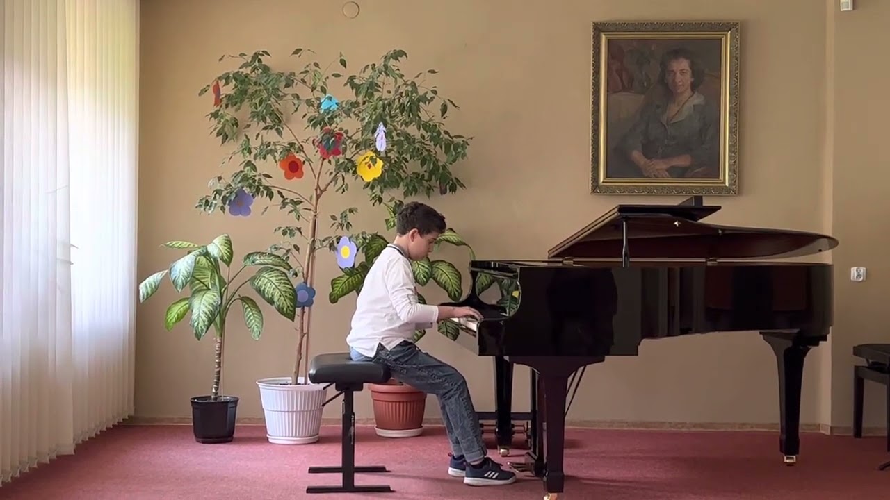 Sonatina C-dur - C. Gurlitt , Sonatiny na fortepian S. Raube zeszyt 1 - Artur Saran