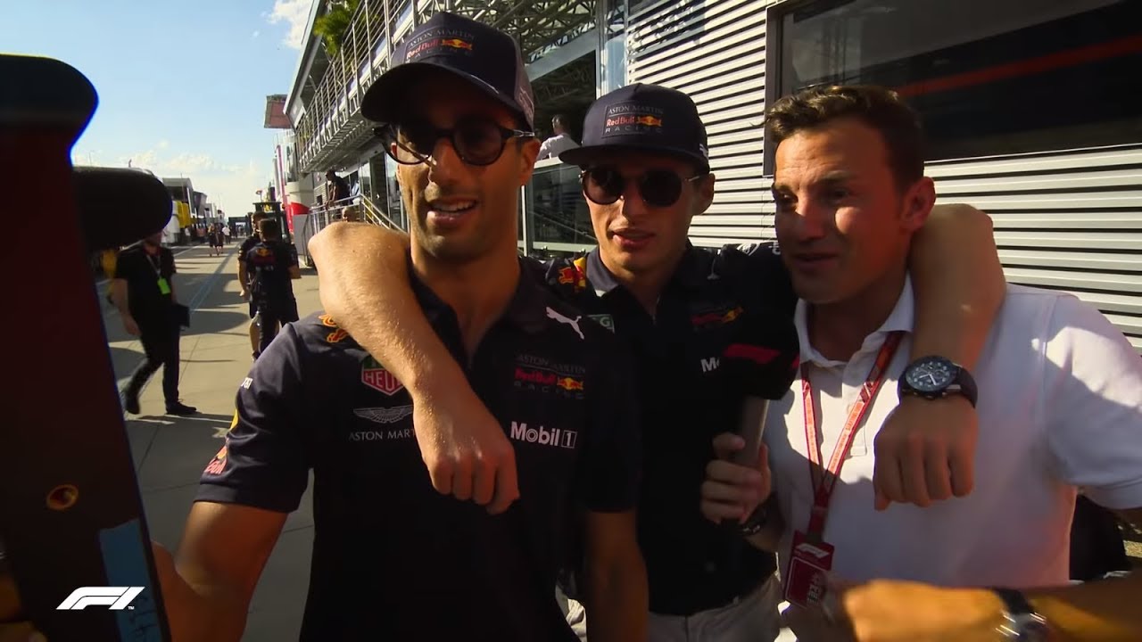 Funny: Live with Max Verstappen & Daniel Ricciardo | F1 Hungarian GP 2018