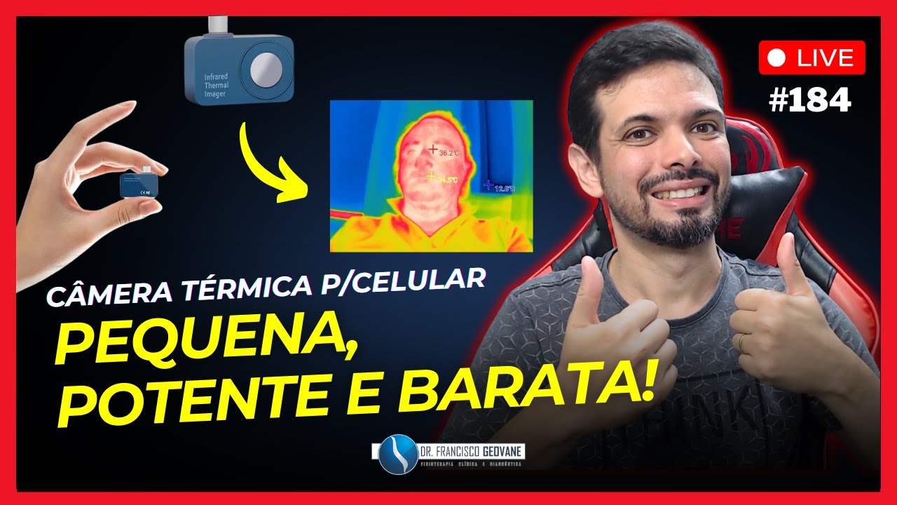 TERMOGRAFIA CLÍNICA - A MELHOR e MAIS BARATA Câmera Térmica PARA CELULAR - Tooltop t7