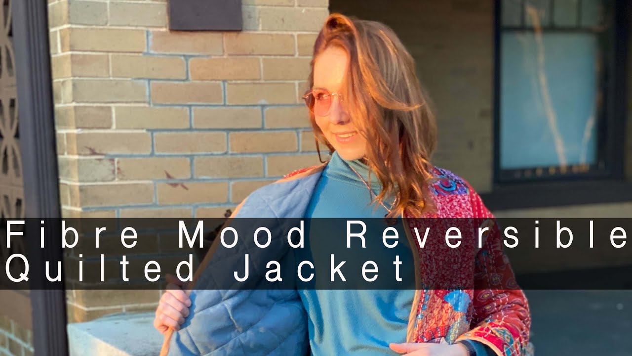 Quilted Reversible Jacket | Perfect Spring Transition Outfit! | Fibre Mood Molly