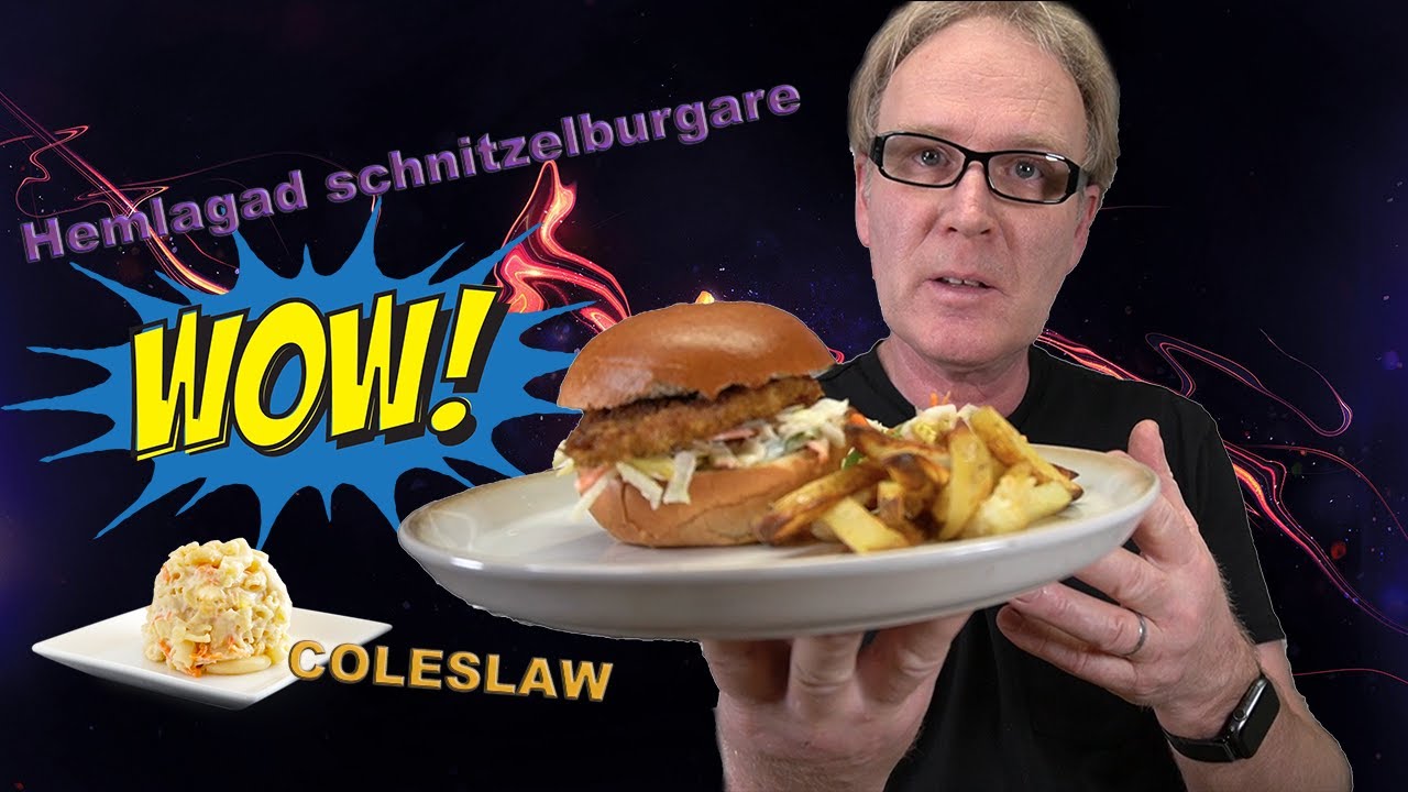 Hemlagad schnitzelburgare | Lagar mat från Hello fresh matkasse