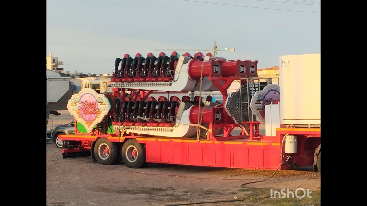 Montajes atracciones Feria de Cartagena 2024 (Parte 1)