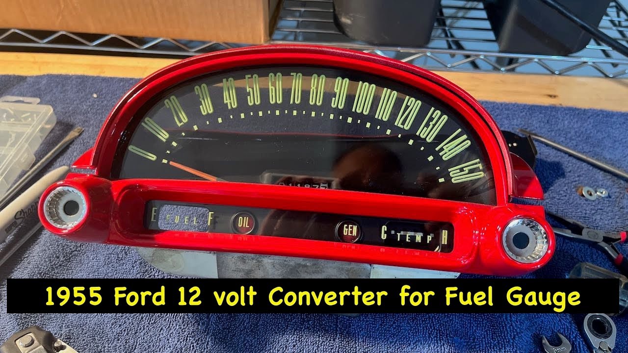 12 volt to 6 volt Fuel Gauge Conversion for the 1955 Ford Fairlane