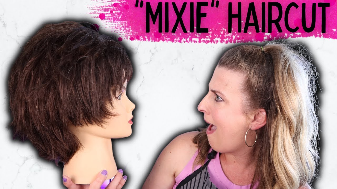 How To Do a Mixie Haircut | Mullet + Pixie = Mixie | Mixie Tutorial