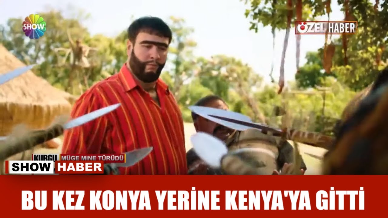 Bu kez Konya yerine Kenya'ya gitti
