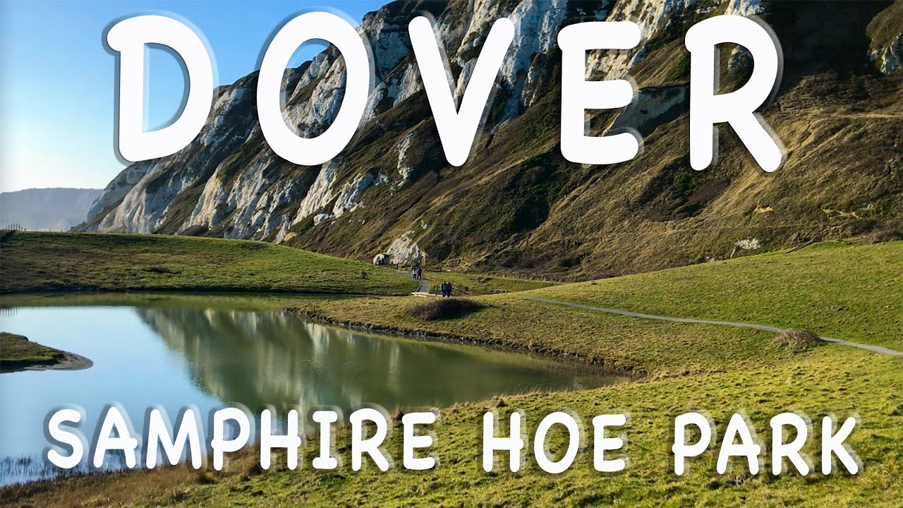Samphire Hoe Park in Dover Kent | Family Day Out Ideas | 4K Walk & Drone Video