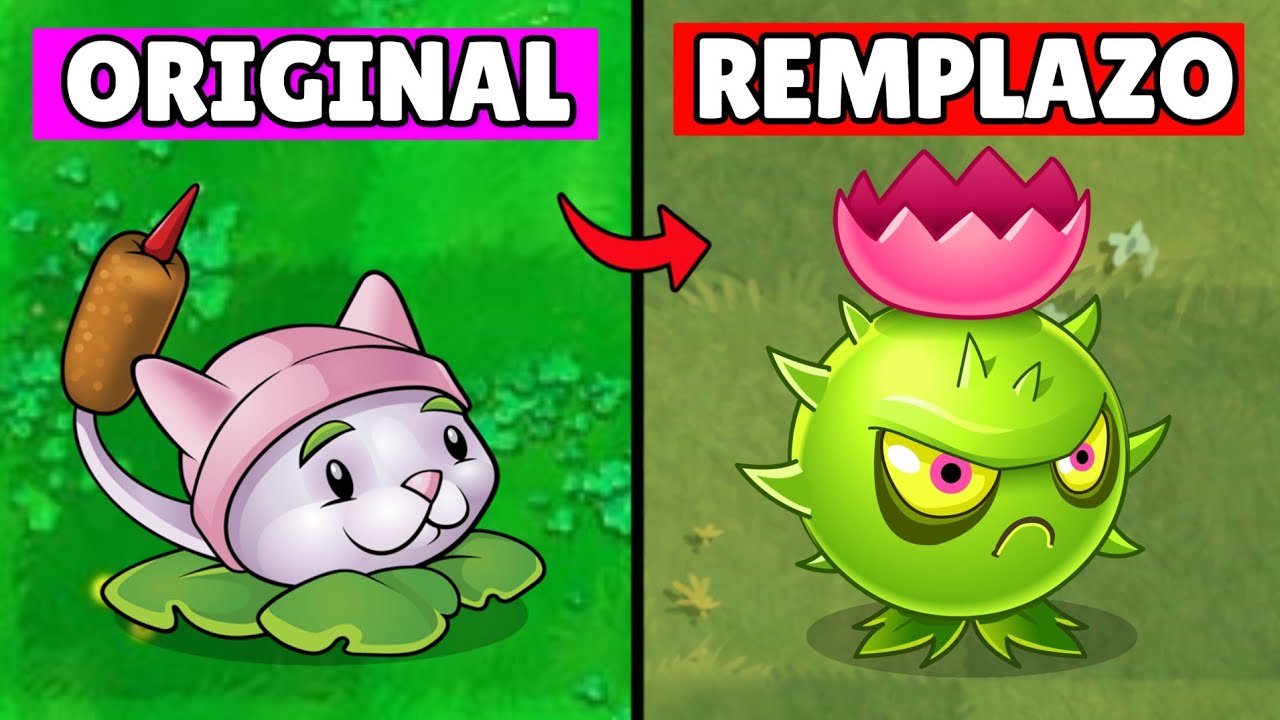 6 PLANTAS de PVZ1 Que fueron REEMPLAZADAS en PvZ2 - 2024