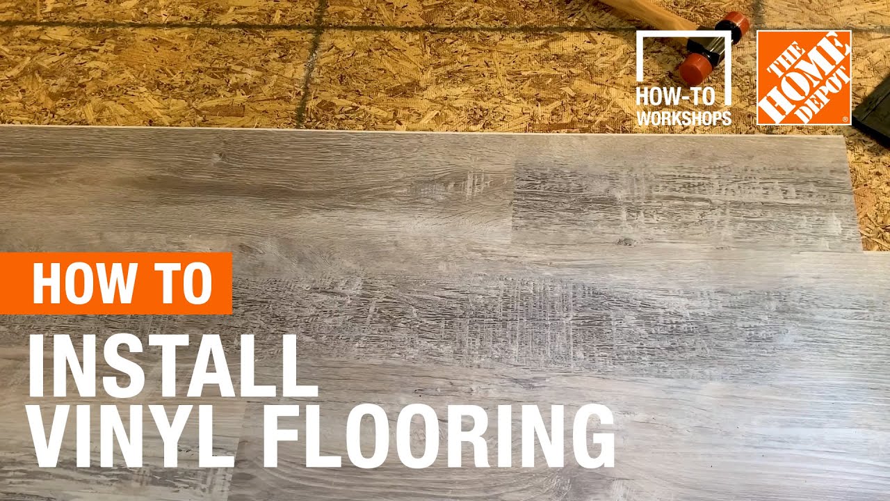How-To Workshops - How to Install Vinyl Flooring | The Home Depot