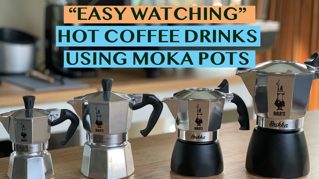 MOKA POT COMPILATION: CLASSIC, BEST-SELLING HOT DRINKS USING MOKA POTS - RELAXING TO WATCH 🍮