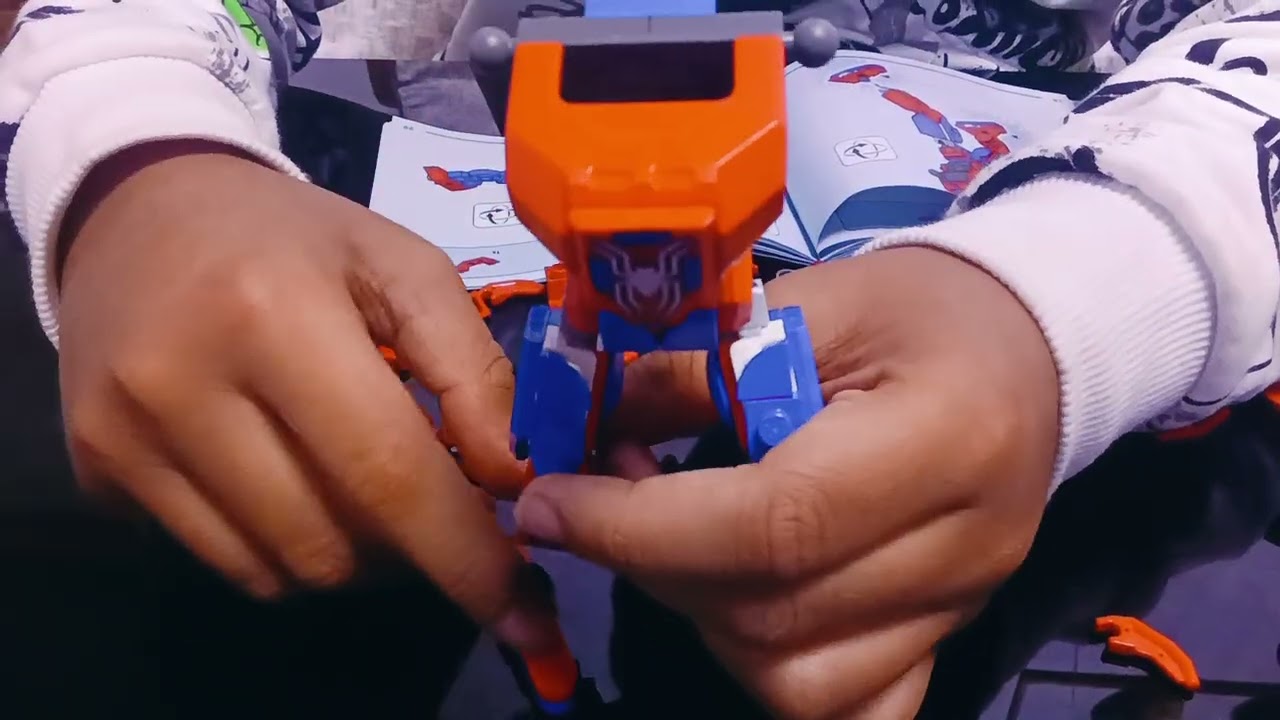 Unboxing lego set2 marvel spiderman mech!!!