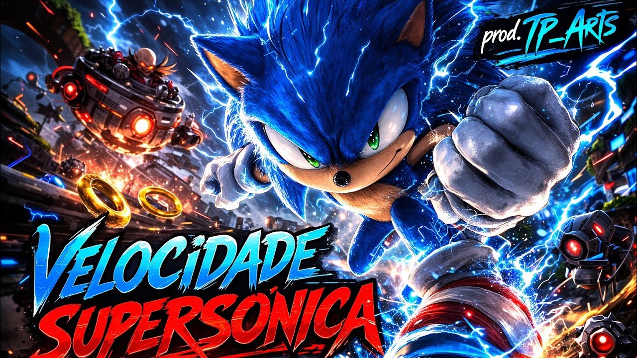 Velocidade Supersônica | Rap do Sonic (Sonic the Hedgehog)