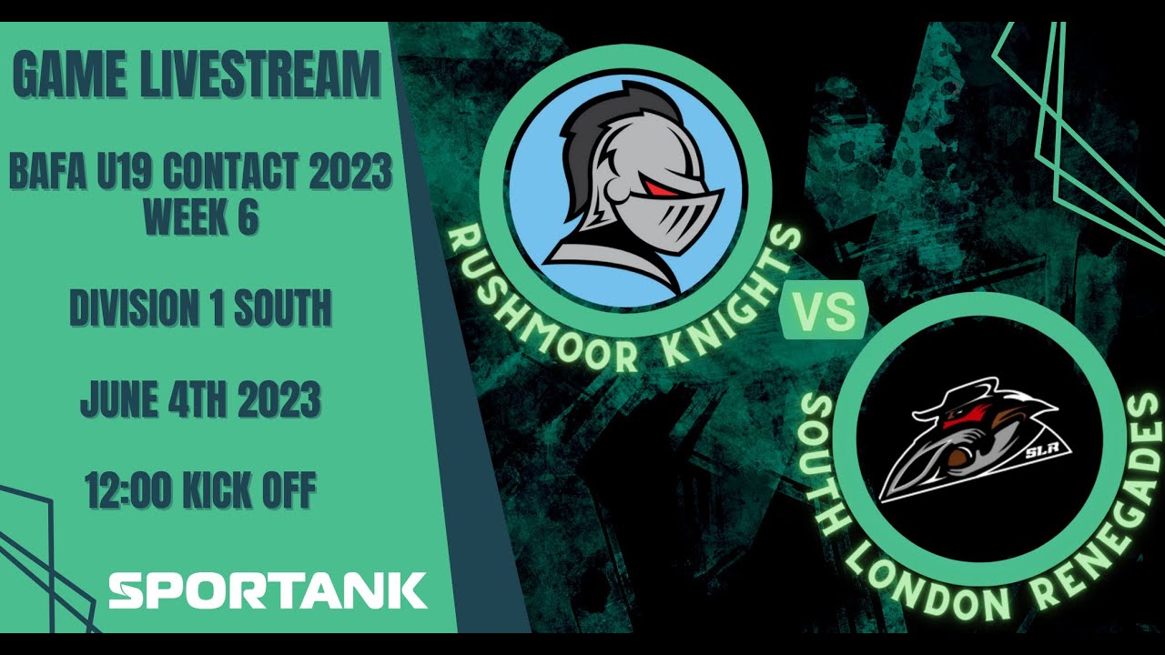 BAFA U19 Contact D1 South - Rushmoor Knights v South London Renegades