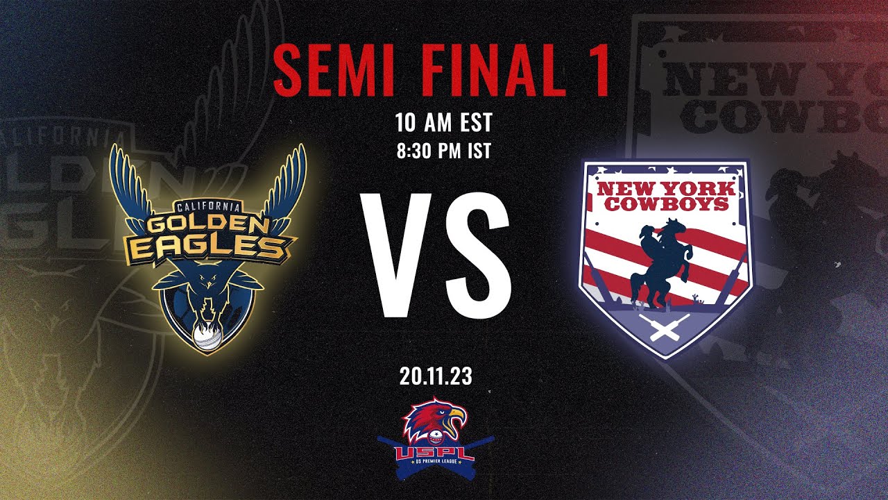 California Golden Eagles vs New York Cowboys |  USPL 2023 | Semi Final 1
