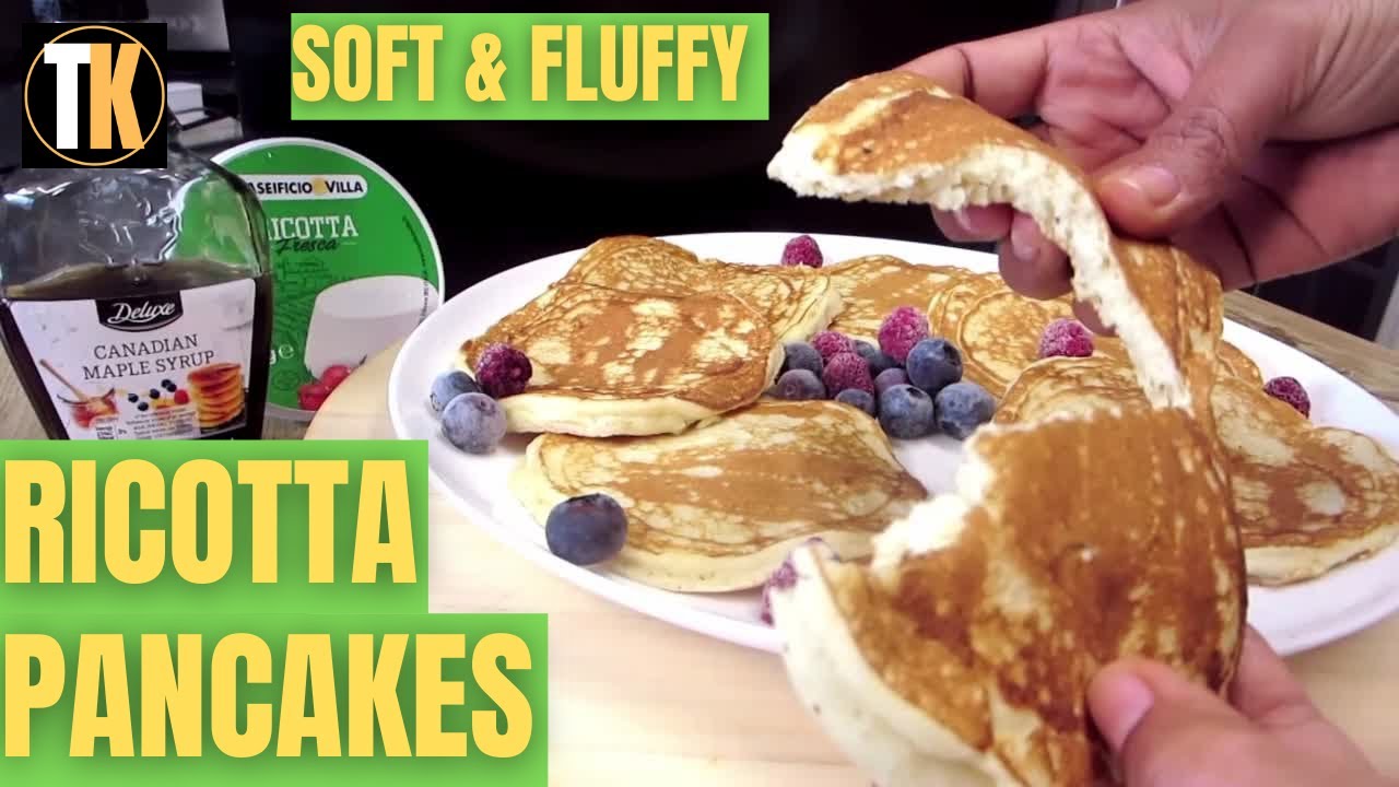 How to make Ricotta Pancakes (Easy Breakfast Pancakes Recipe)