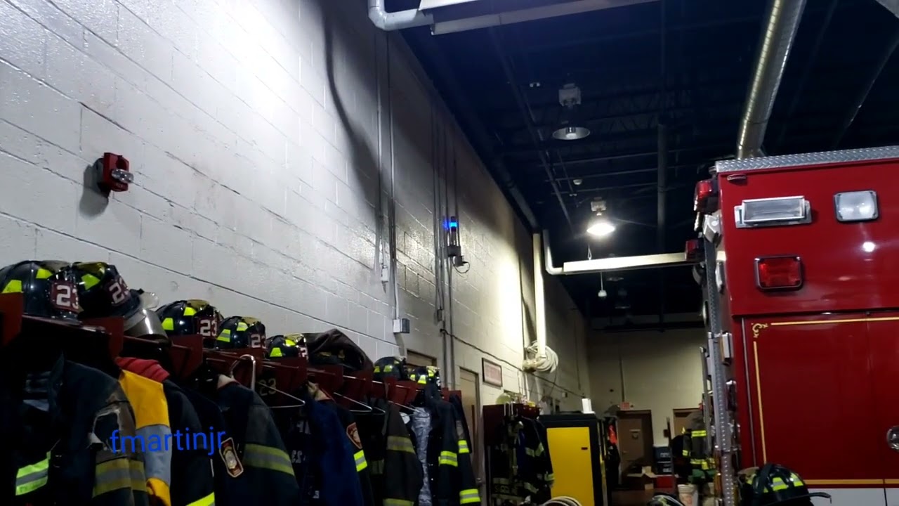 Station visual alert for EMS