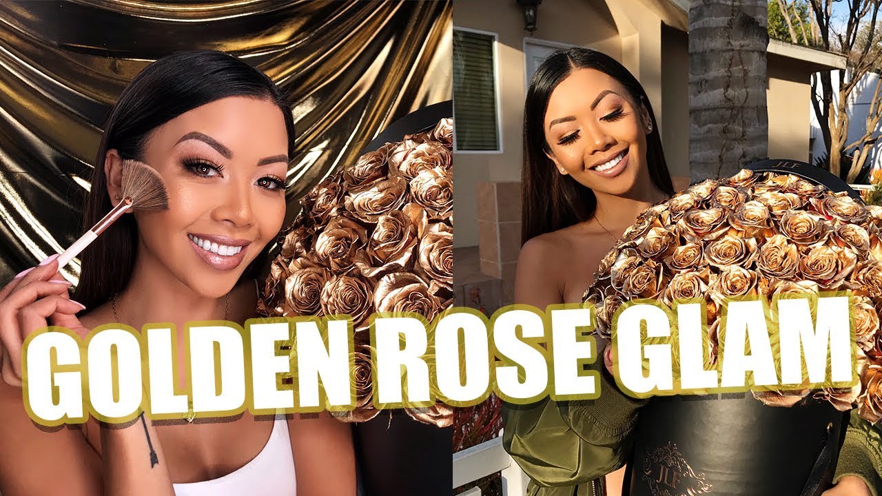 GOLDEN ROSE GLAM (INSPIRED BY DON BENJAMIN'S FLOWERS) | Liane V