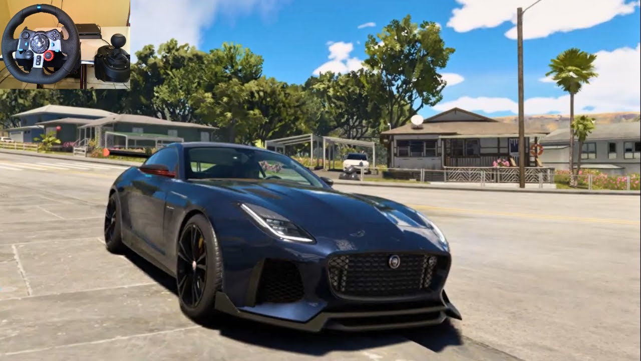 The Crew Motorfest ~ Jaguar F-Type SVR | Steering Wheel Gameplay