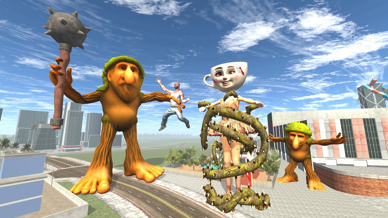 Franklin VS Brr Brr Patapim & Ballerina Cappuccina In Indian Bikes Driving 3D
