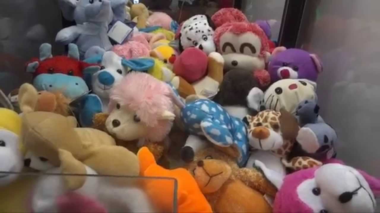 Winning a Red Groundhog from the Claw Machine!