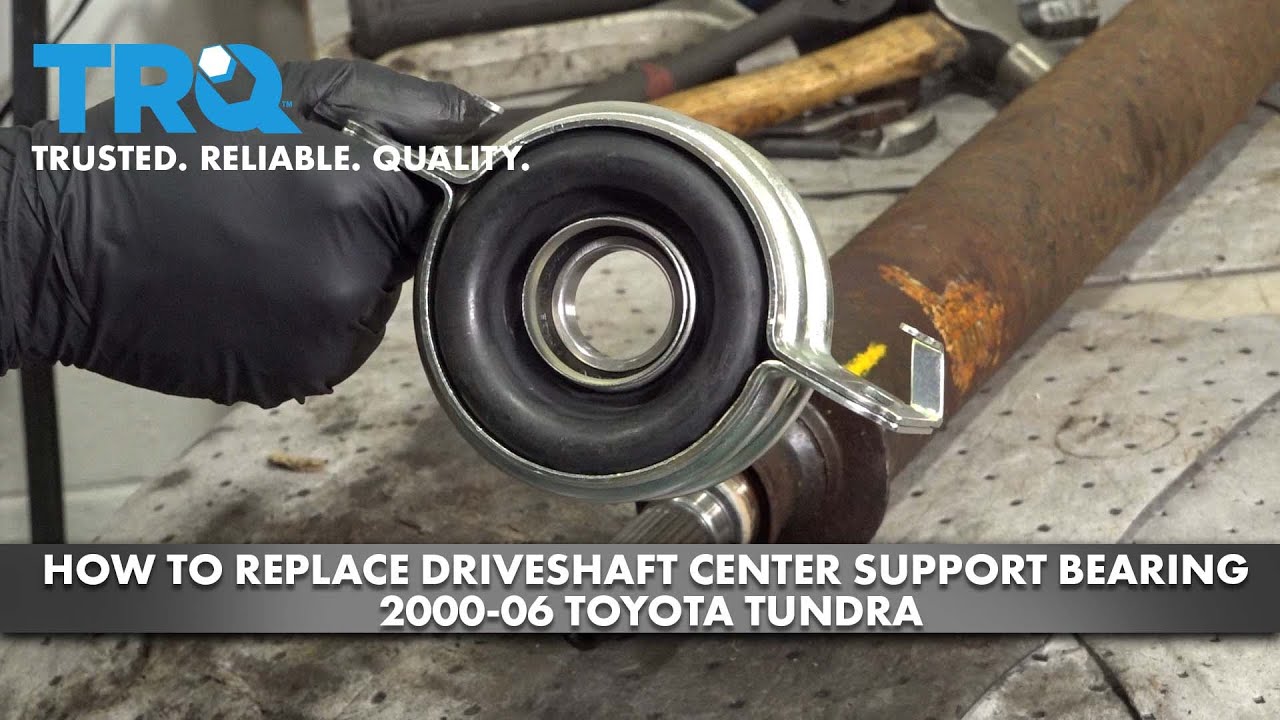 Как заменить подшипник центральной опоры карданного вала на Toyota Tundra 2000-2006 гг.
