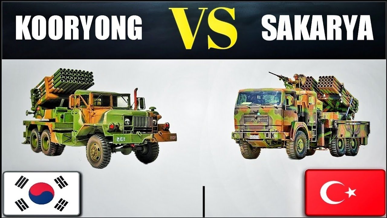Turkish Sakarya VS South Korean Kooryong Multiple Rocket Launcher | MRLS