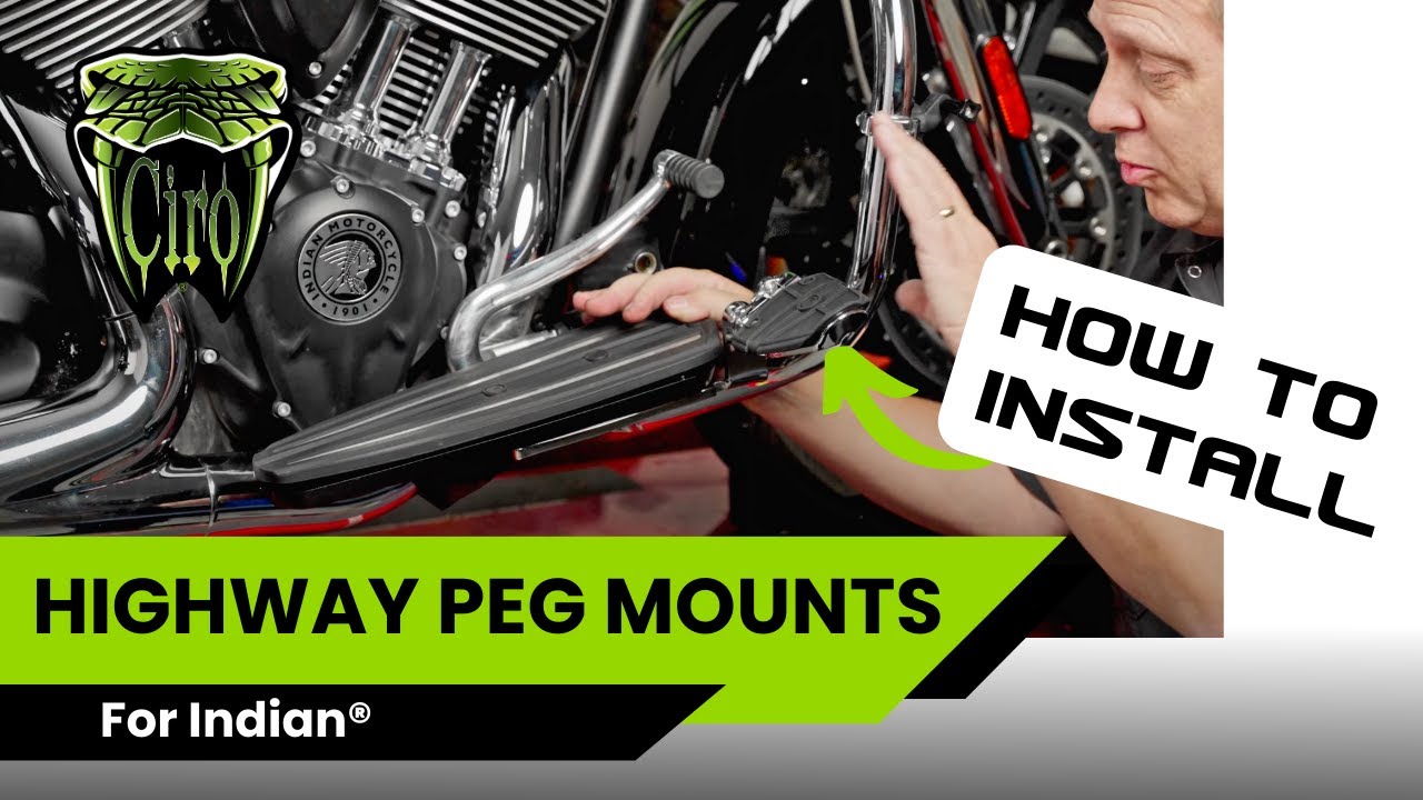 Highway Peg Mounts for Indian Motorcycles / How to Install