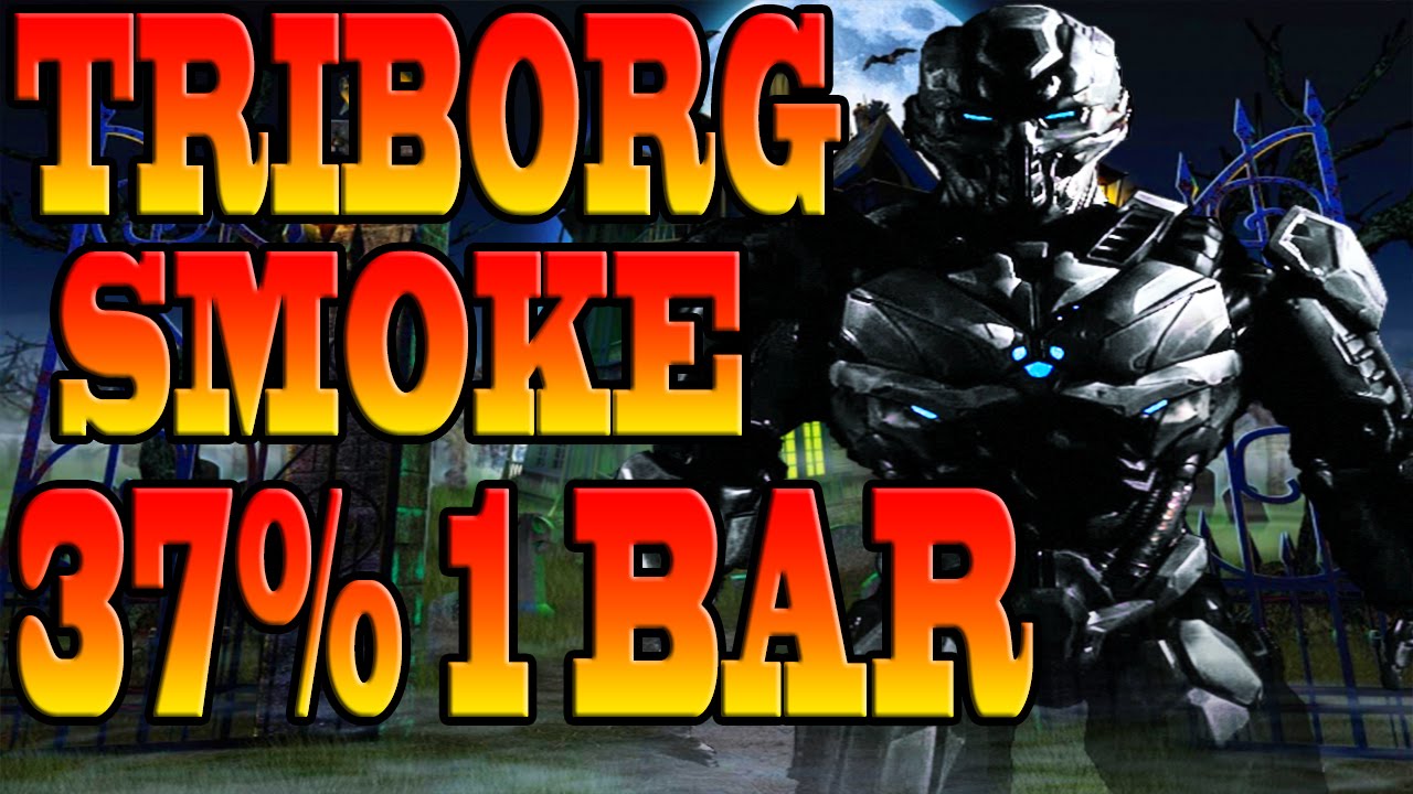 Mortal Kombat X Triborg Combos - SMOKE COMBO TUTORIAL!
